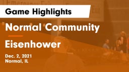 Normal Community  vs Eisenhower  Game Highlights - Dec. 2, 2021
