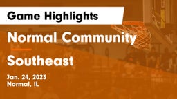 Normal Community  vs Southeast  Game Highlights - Jan. 24, 2023