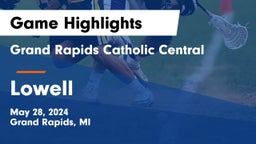 Grand Rapids Catholic Central  vs Lowell  Game Highlights - May 28, 2024