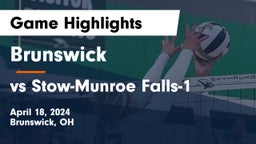 Brunswick  vs vs Stow-Munroe Falls-1 Game Highlights - April 18, 2024