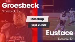 Matchup: Groesbeck High Schoo vs. Eustace  2018