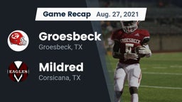 Recap: Groesbeck  vs. Mildred  2021