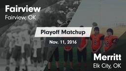 Matchup: Fairview  vs. Merritt  2016