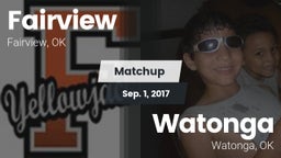 Matchup: Fairview  vs. Watonga  2017