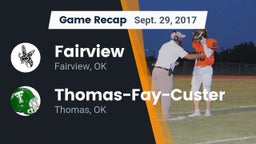 Recap: Fairview  vs. Thomas-Fay-Custer  2017