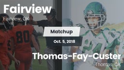 Matchup: Fairview  vs. Thomas-Fay-Custer  2018