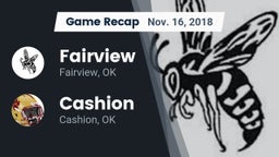 Recap: Fairview  vs. Cashion  2018