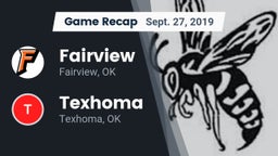 Recap: Fairview  vs. Texhoma  2019