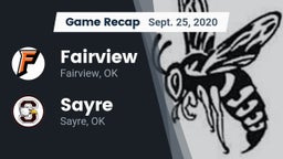 Recap: Fairview  vs. Sayre  2020