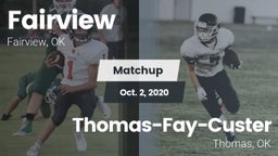 Matchup: Fairview  vs. Thomas-Fay-Custer  2020