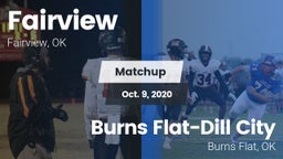 Matchup: Fairview  vs. Burns Flat-Dill City  2020