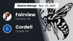 Recap: Fairview  vs. Cordell  2021