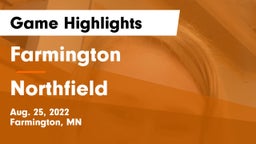 Farmington  vs Northfield  Game Highlights - Aug. 25, 2022