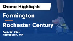 Farmington  vs Rochester Century  Game Highlights - Aug. 29, 2023