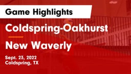 Coldspring-Oakhurst  vs New Waverly  Game Highlights - Sept. 23, 2022