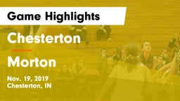 Chesterton  vs Morton Game Highlights - Nov. 19, 2019