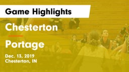 Chesterton  vs Portage  Game Highlights - Dec. 13, 2019