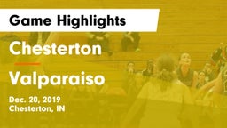 Chesterton  vs Valparaiso  Game Highlights - Dec. 20, 2019