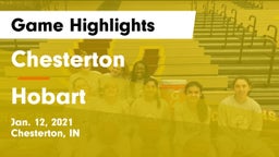 Chesterton  vs Hobart  Game Highlights - Jan. 12, 2021