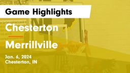 Chesterton  vs Merrillville  Game Highlights - Jan. 6, 2024