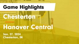 Chesterton  vs Hanover Central  Game Highlights - Jan. 27, 2024