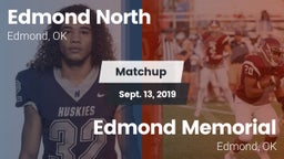 Matchup: Edmond North High vs. Edmond Memorial  2019