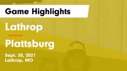 Lathrop  vs Plattsburg  Game Highlights - Sept. 30, 2021