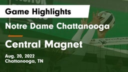 Notre Dame Chattanooga vs Central Magnet Game Highlights - Aug. 20, 2022