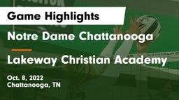 Notre Dame Chattanooga vs Lakeway Christian Academy Game Highlights - Oct. 8, 2022