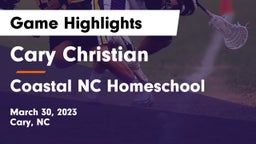 Cary Christian  vs Coastal NC Homeschool Game Highlights - March 30, 2023
