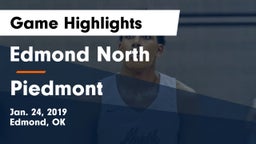 Edmond North  vs Piedmont  Game Highlights - Jan. 24, 2019