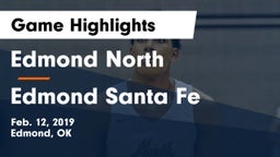Edmond North  vs Edmond Santa Fe Game Highlights - Feb. 12, 2019