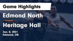 Edmond North  vs Heritage Hall  Game Highlights - Jan. 8, 2021