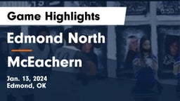 Edmond North  vs McEachern  Game Highlights - Jan. 13, 2024