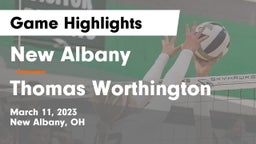 New Albany  vs Thomas Worthington  Game Highlights - March 11, 2023