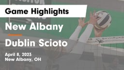 New Albany  vs Dublin Scioto  Game Highlights - April 8, 2023