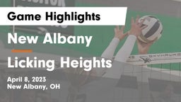 New Albany  vs Licking Heights  Game Highlights - April 8, 2023