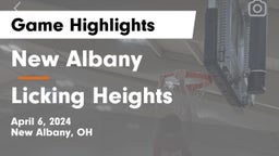 New Albany  vs Licking Heights  Game Highlights - April 6, 2024