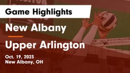 New Albany  vs Upper Arlington  Game Highlights - Oct. 19, 2023