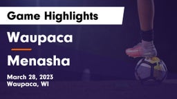 Waupaca  vs Menasha  Game Highlights - March 28, 2023