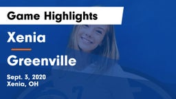 Xenia  vs Greenville Game Highlights - Sept. 3, 2020