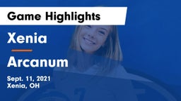 Xenia  vs Arcanum Game Highlights - Sept. 11, 2021