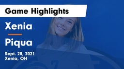 Xenia  vs Piqua Game Highlights - Sept. 28, 2021
