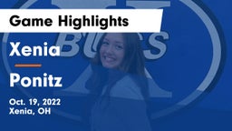Xenia  vs Ponitz Game Highlights - Oct. 19, 2022