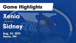 Xenia  vs Sidney  Game Highlights - Aug. 24, 2023