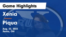 Xenia  vs Piqua  Game Highlights - Aug. 22, 2023