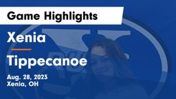 Xenia  vs Tippecanoe  Game Highlights - Aug. 28, 2023