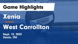 Xenia  vs West Carrollton  Game Highlights - Sept. 12, 2023