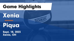 Xenia  vs Piqua  Game Highlights - Sept. 18, 2023