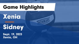 Xenia  vs Sidney  Game Highlights - Sept. 19, 2023